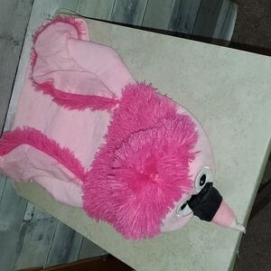 Halloween Pink Flamingo Hooded dog outfit Play-On sz large NWT